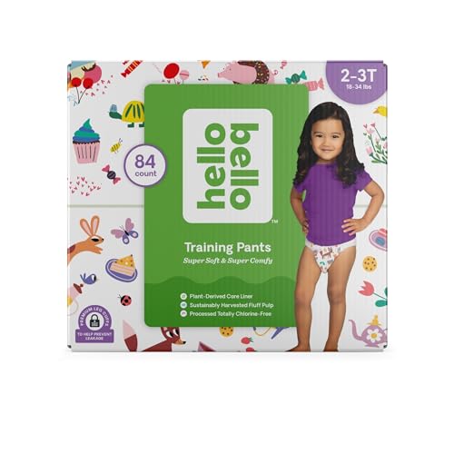 Hello Bello Training Pants - Ultra-Soft, Hypoallergenic, Flexible Fit - 84 Count 2T-3T