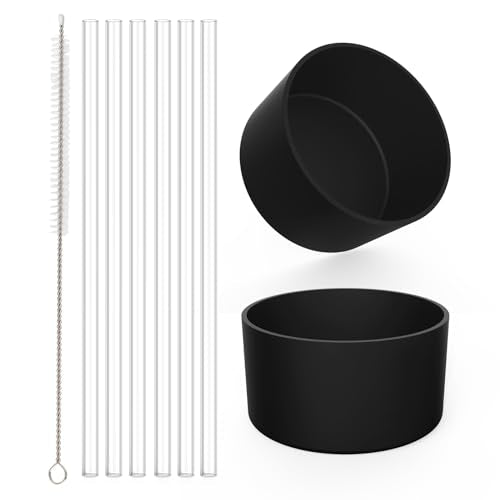 Beonsky Replacement Straw & Silicone Boot - BPA-Free, Fits Stanley 40/30 oz Cups - 6 Straws & Brush