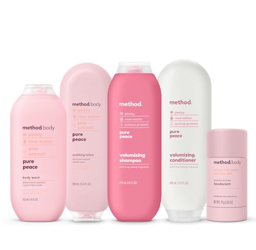 Method Body Wash - Moisturizing Gel with Peony & Rose Water, Biodegradable - 18oz