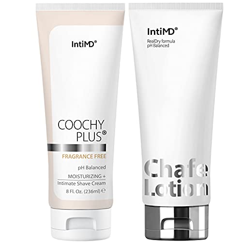 Coochy Plus Anti-Chafing Stick & Intimate Shave Cream - Prevents Razor Burn & Friction Relief