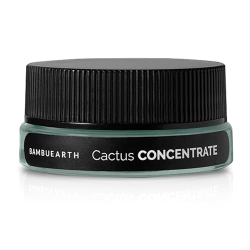 BambuEarth Cactus Concentrate Face Moisturizer - Intense Hydration, Organic & EWG Certified - 0.14oz