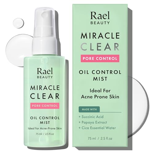 Rael Face Mist - Oil Control & Pore Minimizing, Soothing Cica Water, Vegan - 75ml