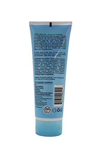 Alba Botanica Shaving Cream - Moisturizing, Soothes Sensitive Skin - Unscented, 8 Oz