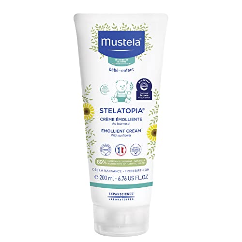 Mustela Stelatopia Eczema Cream - Hydrating Emollient for Baby's Sensitive Skin - 6.76 fl. oz.