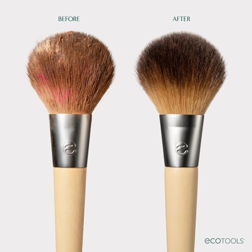 EcoTools Makeup Brush Cleaner - Removes Makeup & Impurities, Fragrance-Free - 6 fl. oz.