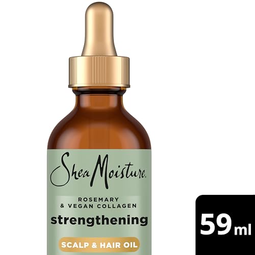 SheaMoisture Hair Oil - Promotes Length Retention, Hydrates Scalp & Hair - Rosemary, 2 oz