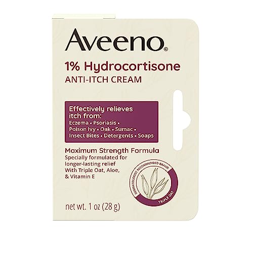 Aveeno Eczema Cream - Soothes Itch & Redness, Hydrating Aloe & Triple Oat Complex - 1 oz