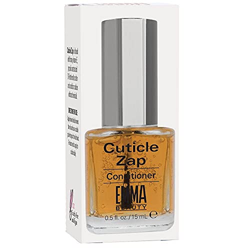 EMMA Beauty Cuticle Zap - Softens & Conditions Cuticles, 12+ Free, Vegan - 0.5 fl. oz.