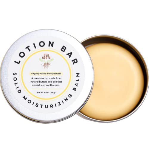 Lotion Bar - Nourishing Moisturizer, Quick Absorption, Vegan with Candelilla Wax - 2oz