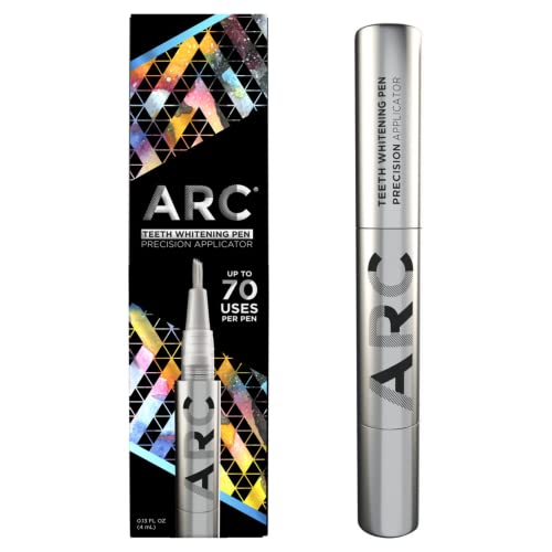 ARC Whitening Pen - Targets Surface Stains, Dentist-Approved Formula, Mint Flavor - 0.13 Fl Oz