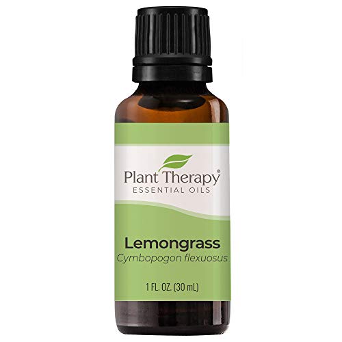 Plant Therapy Lemongrass Essential Oil - Boosts Circulation, 100% Pure, 30 mL