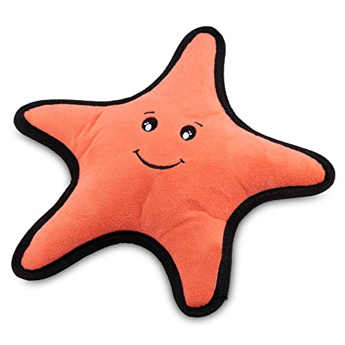 Beco Starfish Dog Toy - Durable, Recycled Materials, Climate Neutral Certified - Large Size