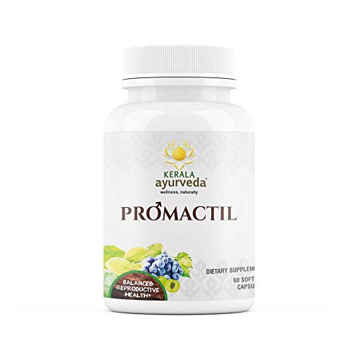 Kerala Ayurveda Promactil Herbal Capsules - Boosts Vitality, Supports Immunity - 60 Count