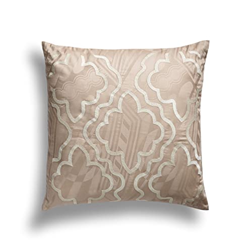 Threadmill Throw Pillow Covers - Luxurious Soft Cotton, Oeko-Tex Certified - Set of 2, 18x18