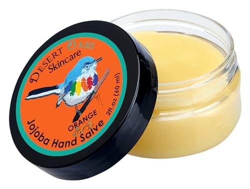 Desert Oasis Skincare Hand Cream - Moisturizes with Organic Jojoba & Beeswax, 2oz