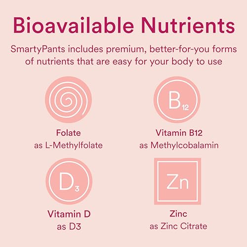 SmartyPants Women's Multivitamin Gummies - 21 Essential Nutrients, Non-GMO, 180 Count