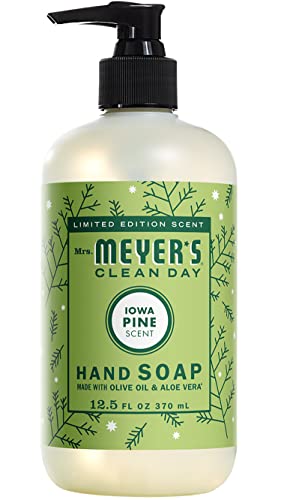 Mrs. Meyer's Hand Soap - Non-Drying, Cruelty-Free Formula with Essential Oils, 12.5 oz (Pack of 2)