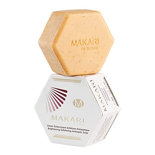 Makari Classic Exfoliating Soap Set - Revitalizes Skin, Natural Ingredients - 7oz