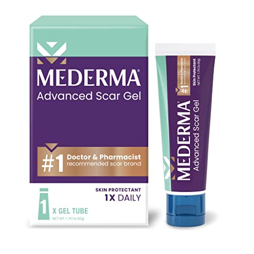 Mederma Advanced Scar Gel - Reduces Scars from Acne, Burns & More, Clinically Proven - 50g