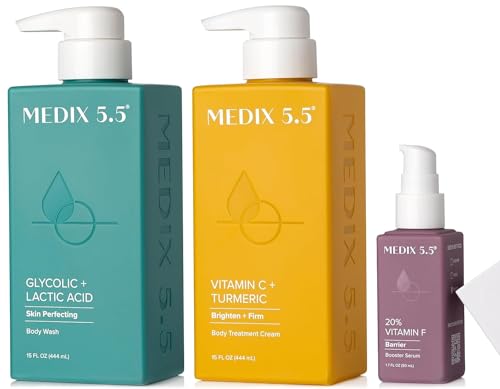 Medix 5.5 Body Wash - Exfoliating Glycolic Acid & Vitamin C for Radiant Skin - 12oz