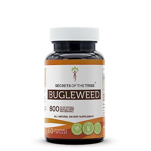 Secrets of the Tribe Bugleweed Herbal Supplement - High Potency, 100% Natural - 60 Capsules