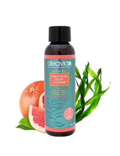 Aleavia Body Wash - Nourishing Citrus Cleanse, Organic Ingredients & Healing Properties - 2 oz