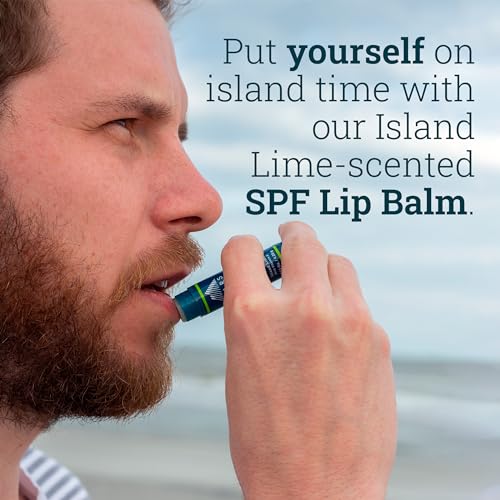 Oars + Alps Lip Balm - Hydrating SPF 18, Moisturizing, Island Lime Scent - 0.15 Oz Each, 3 Pack