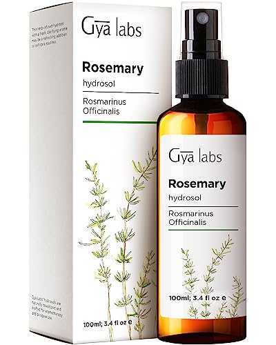 Gya Labs Rosemary Body & Hair Mist - Hydrating, Natural Ingredients, Herbaceous Scent - 3.4 fl oz