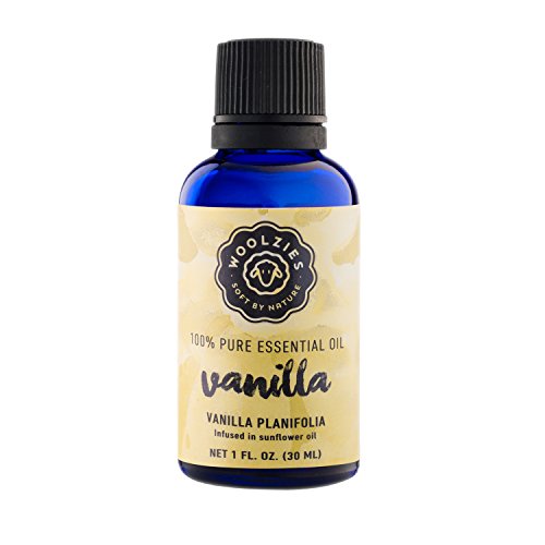 Woolzies Vanilla Essential Oil - Aromatherapy for Home & Massage, 100% Pure Natural - 1oz