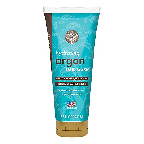 Arganatural Hair Mask - Intense Hydration, Nourishing Argan Oil & Bamboo Extract - 8.5 FL OZ