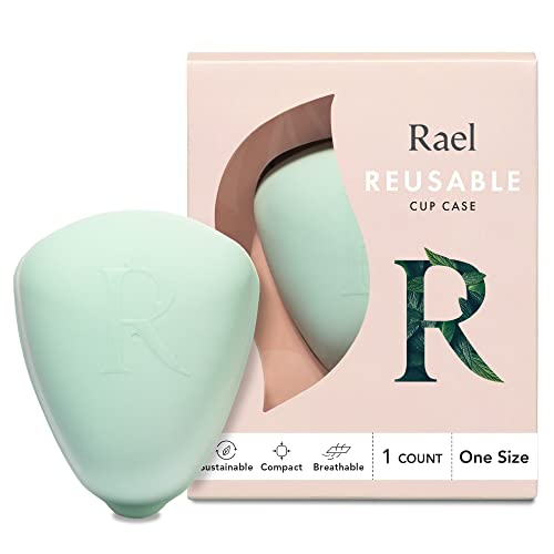 Rael Menstrual Cup - 12-Hour Leak Protection, Medical-Grade Silicone, Reusable - Mini/Size 1/Size 2