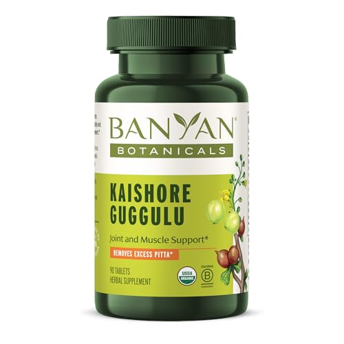 Banyan Botanicals Kaishore Guggulu - Joint Support, Organic Herbal Blend, Vegan - 90 Tablets