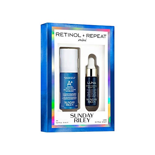 Sunday Riley Skin Care Kit - Retinol Duo for Even Tone, Cruelty-Free & Vegan - 0.4 fl. oz.