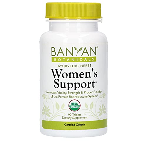 Banyan Botanicals Women's Support - Promotes Healthy Menses, Non-GMO Vegan - 90 Organic Tablets