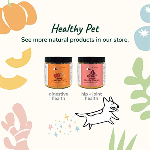 kin+kind Organic Multivitamin for Dogs & Cats - Promotes Healthy Skin, Natural Superfoods - 8oz