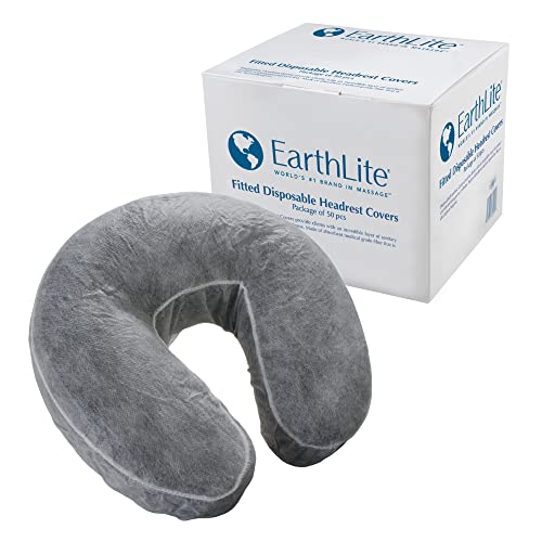 EARTHLITE Face Cradle Covers - Soft, Hypoallergenic, Medical-Grade Comfort - 50 Pack