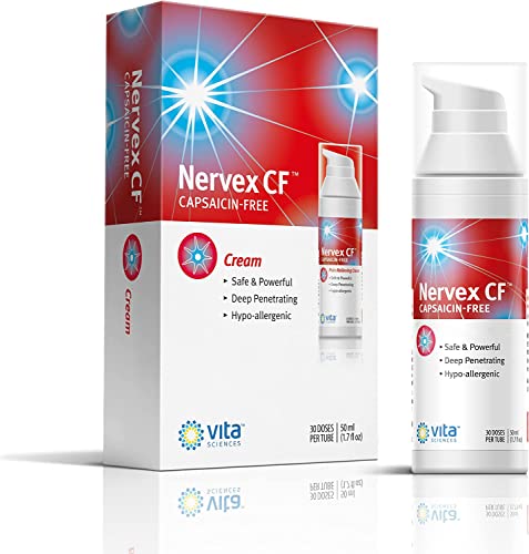 Vita Sciences Nervex CF Foot & Hand Cream - Relieves Burning & Tingling, 30 Applications