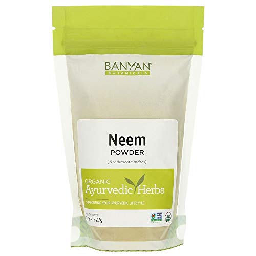 Banyan Botanicals Neem Powder - Purifying Herb for Skin & Blood Health, Non-GMO Vegan - 1/2 lb