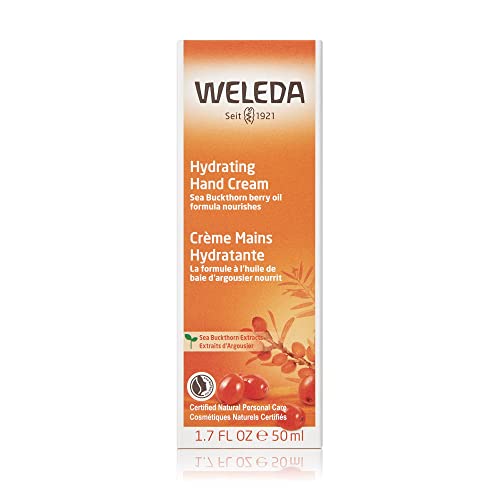 Weleda Sea Buckthorn Hand Cream - Restores Softness, Natural Ingredients, 1.7 Fl Oz