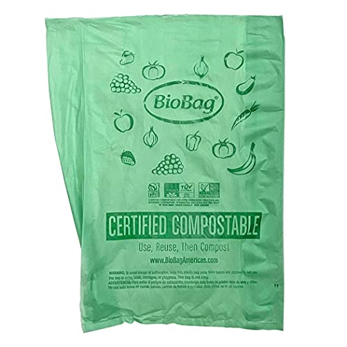 BioBag Compost Bag - Certified 100% Compostable, Convenient 11x17 Size, 2000 Count