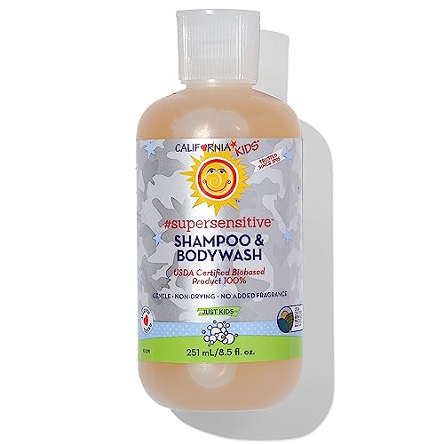 California Kids Shampoo & Body Wash - Gentle Plant-Based Formula, Allergy Tested - 251 mL