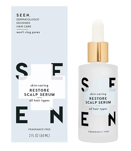 SEEN Restore Scalp Serum - Hydrating Treatment for Sensitive & Eczema-Prone Skin - Fragrance-Free