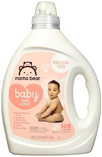 Mama Bear Concentrated Baby Laundry Detergent - Hypoallergenic, 2X Cleaning Power - 79.5 fl oz