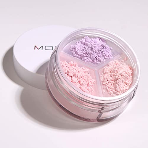 MOIRA BEAUTY Set & Correct Loose Powder - Paraben-Free, Vegan, Rose Pink - 005