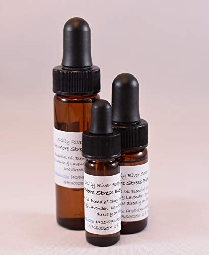 No More Stress Aromatherapy - Stress Relief Essential Oil Blend, All Natural, Made in USA - 10ml