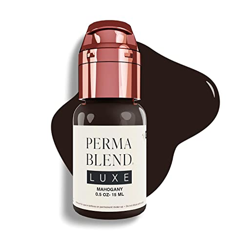 Perma Blend Luxe Eyeliner - Vegan Tattoo Ink, Deep Brown, Skin-Safe, 0.5 oz