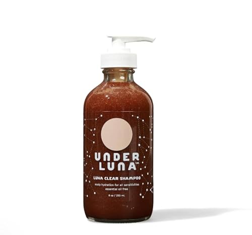 Under Luna Clear Shampoo - Hydrates & Softens Hair, Nettle & Jojoba Oil, 8 Oz