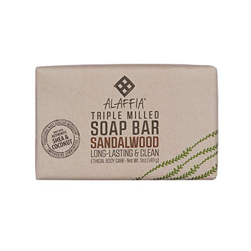 Alaffia Triple Milled Shea Butter Soap - Moisturizes & Cleanses with Fair Trade Ingredients - 5oz