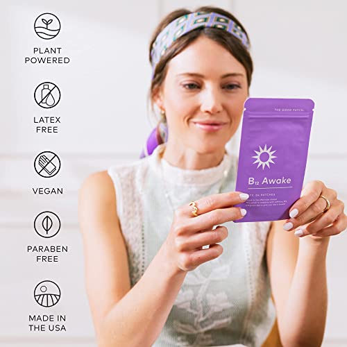 The Good Patch B12 Awake Patch - Energy Boosting, Natural Ingredients, 8 Patches