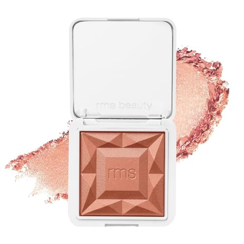 RMS Beauty Blush - Nourishing Powder Gel, Long-Lasting 3D Finish, Refillable Compact - 0.15oz